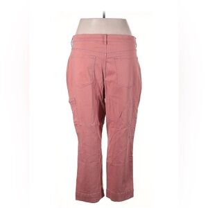 Express High Rise Pink straight leg Jeans size 18